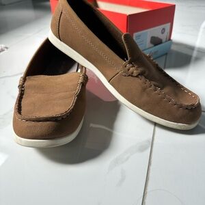 Classic Tan Suede Loafers from Cat & Jack